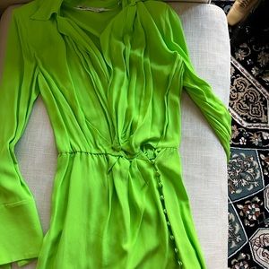 Zara green dress